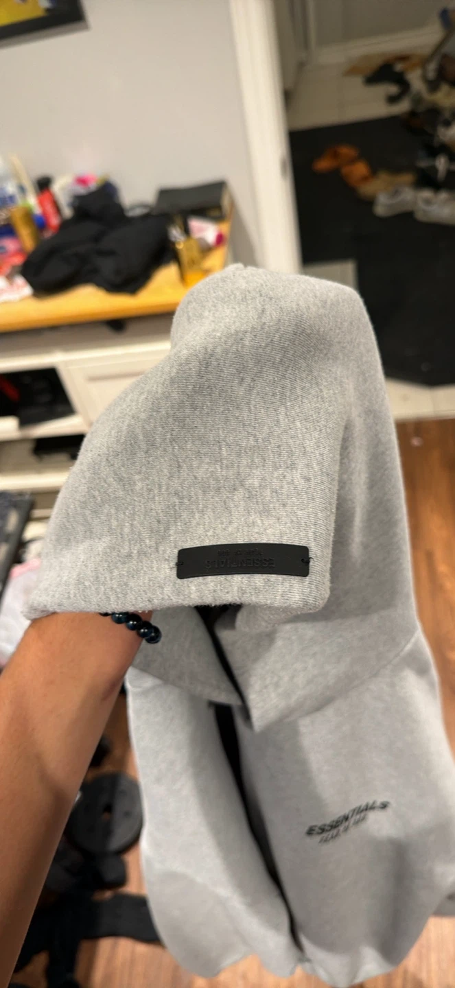 Essentials Fear of God Grey Hoodie - photo 3