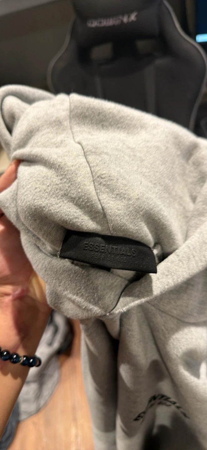 Essentials Fear of God Grey Hoodie - photo 4