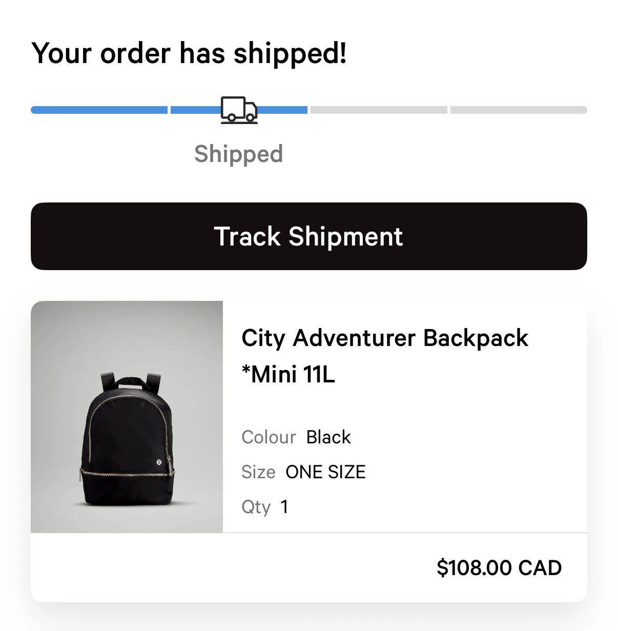 Lululemon City Adventurer Backpack Mini 11L Black