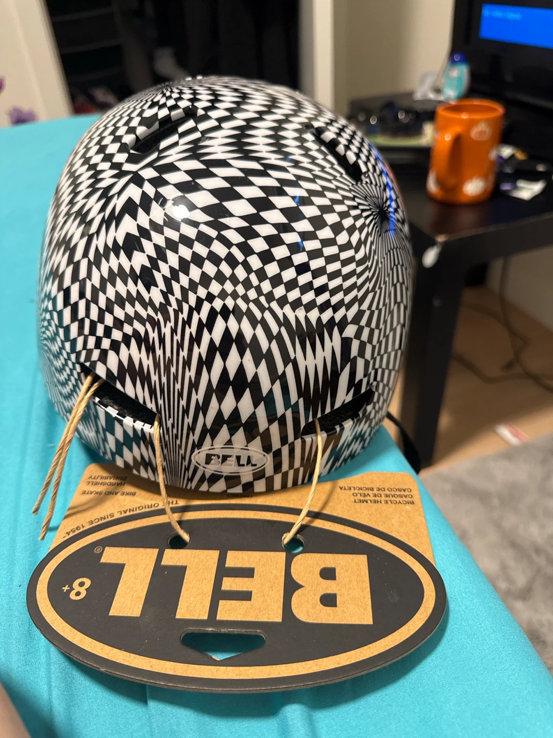 Bell Checkerboard Bicycle Helmet