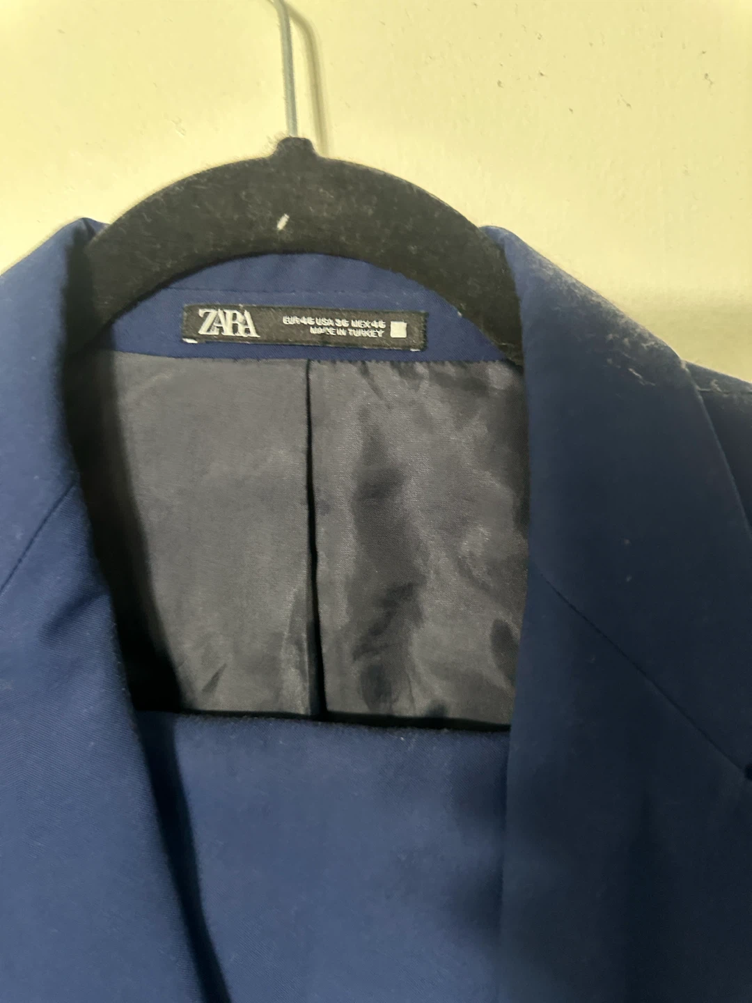 Zara Blue Slim Tailoring Suit - photo 2