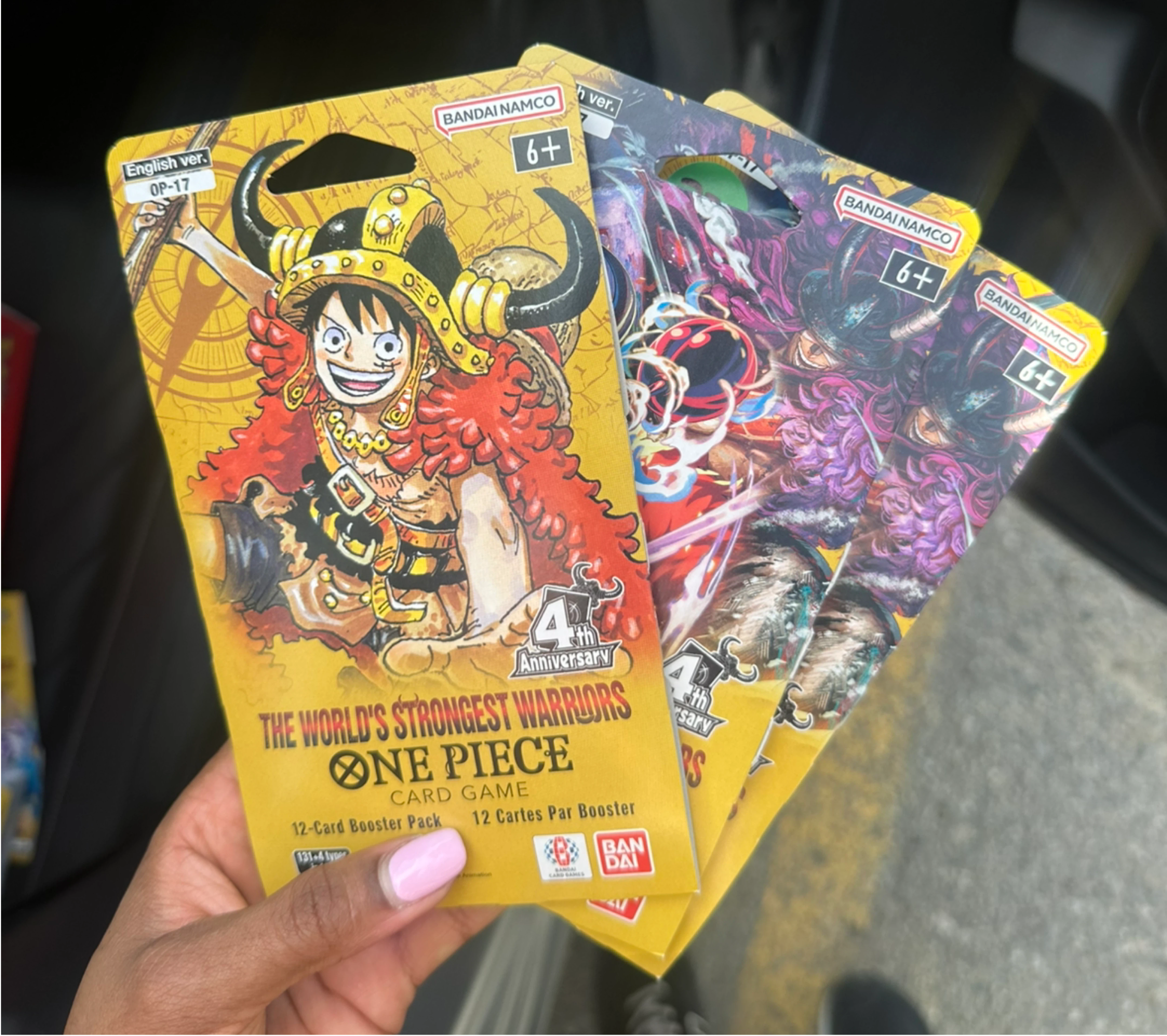One Piece Card Op-17 Booster Packs