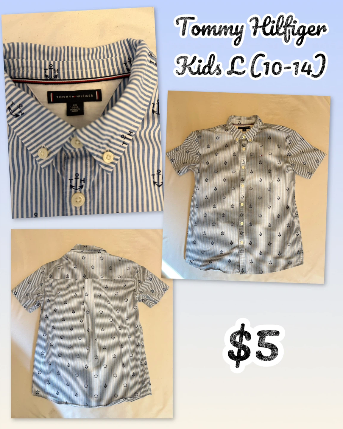 Tommy Hilfiger Kids Short Sleeve Shirt