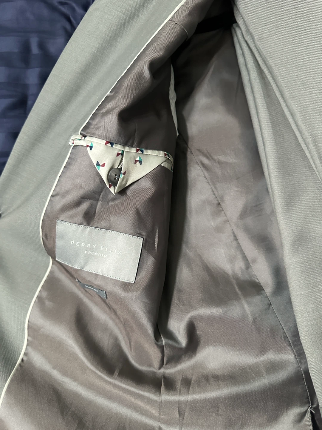 Perry Ellis Premium Slim Fit Suit Gray - photo 3