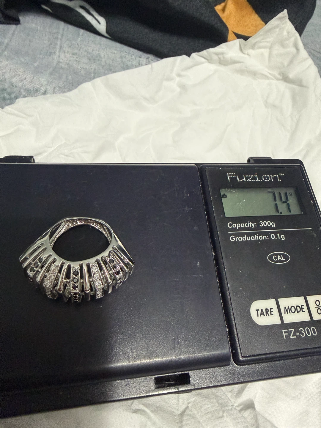 18K White Real Saudi Gold with Diamond - photo 4