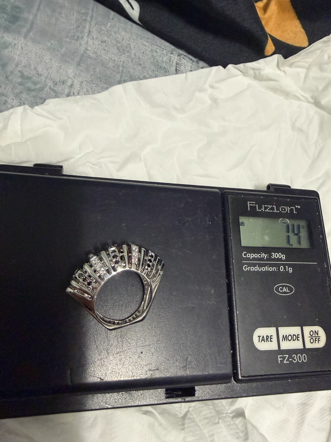 18K White Real Saudi Gold with Diamond - photo 5