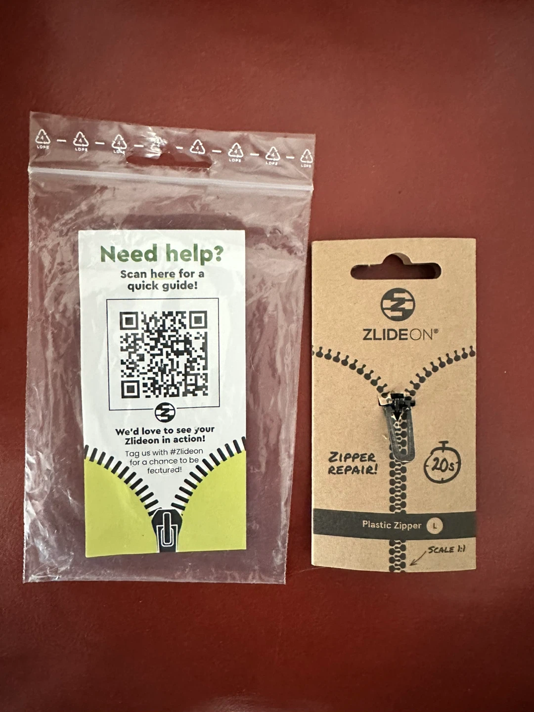 ZlideOn Plastic Zipper Repair Kit, Size Large - photo 3