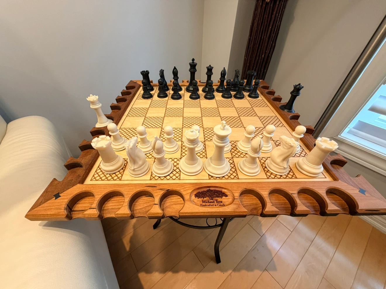 Michaud Toys Handcrafted Chess Table - photo 4