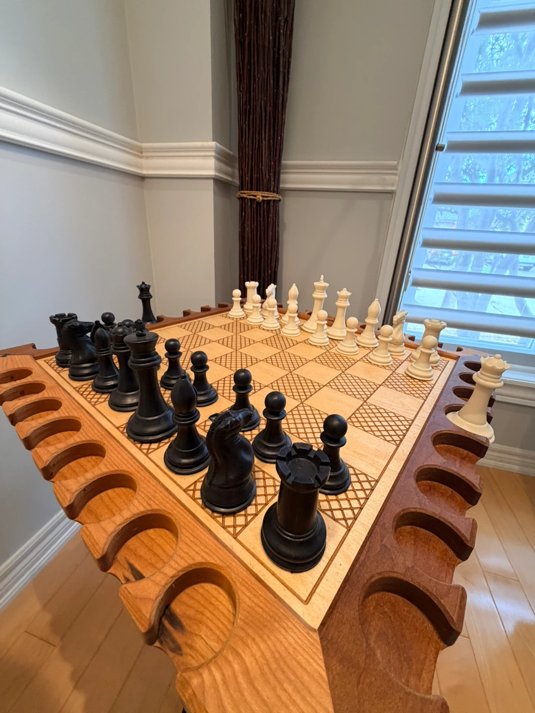 Michaud Toys Handcrafted Chess Table - photo 5