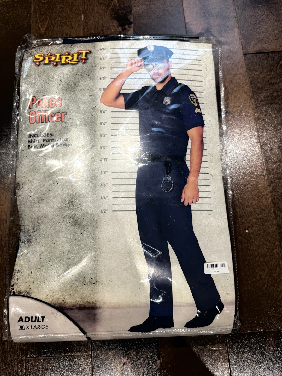 Spirit Halloween Police Officer Costume - Adult XL