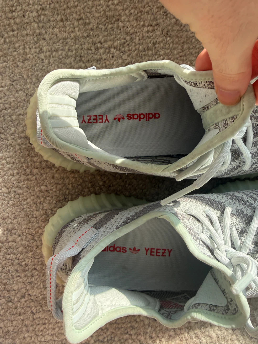 Adidas Yeezy Boost 350 V2 Blue Tint 9.5 - photo 3