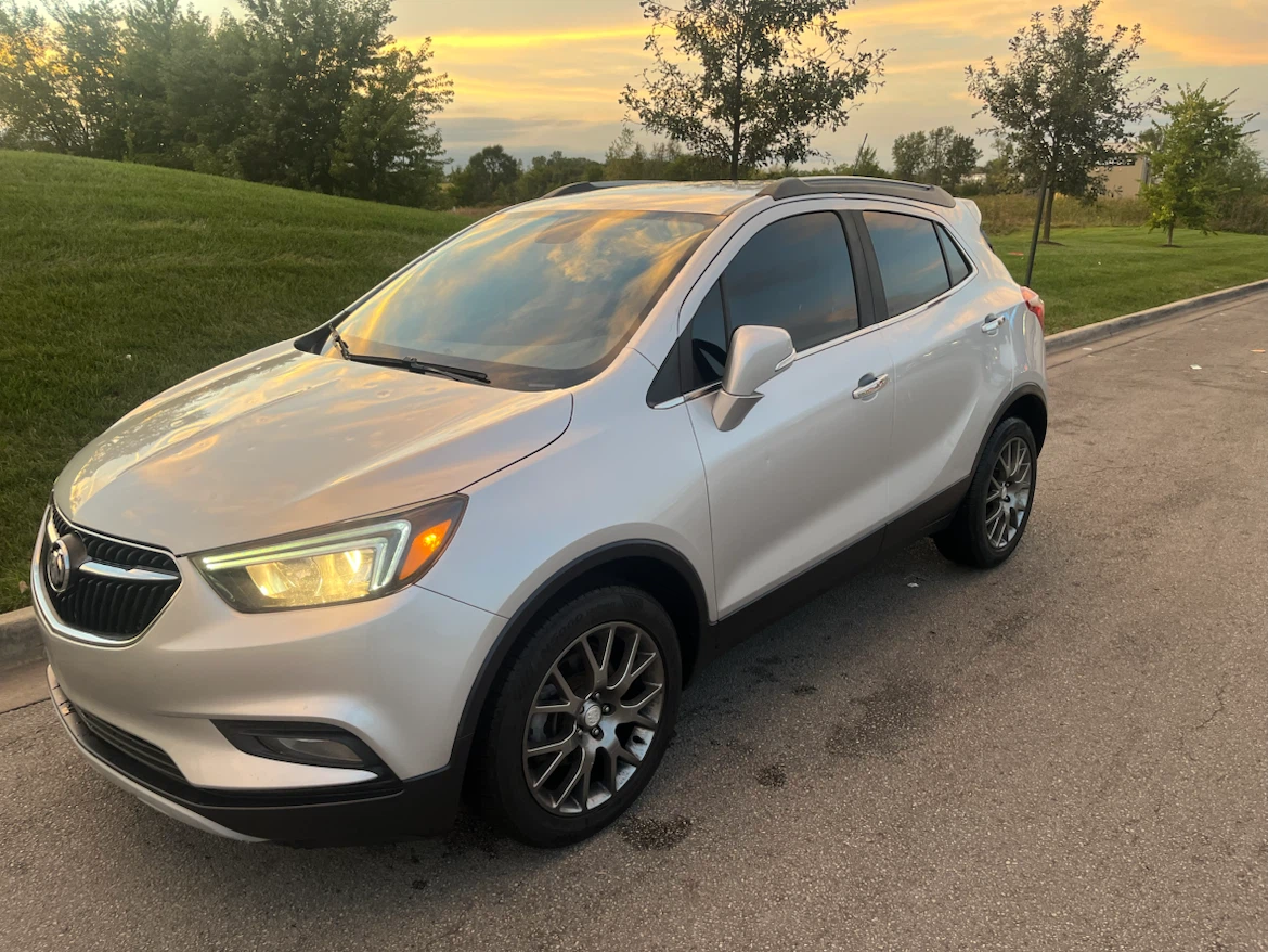 Silver Buick Encore SUV