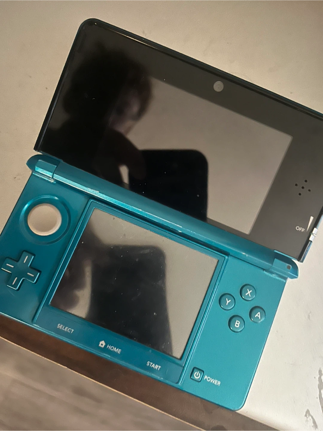 Nintendo 3DS Aqua Blue (modded) - photo 2