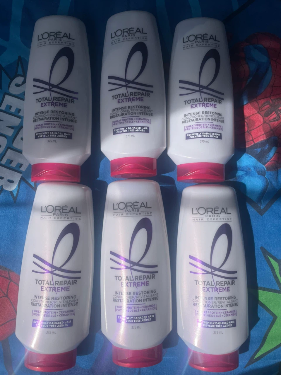 6 Bottles L'Oréal Total Repair Extreme Conditioner 375ml