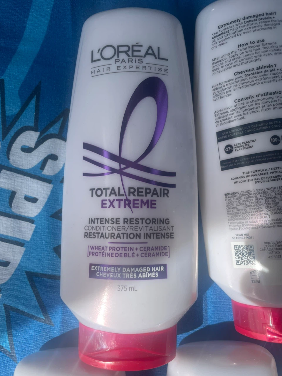 6 Bottles L'Oréal Total Repair Extreme Conditioner 375ml - photo 2