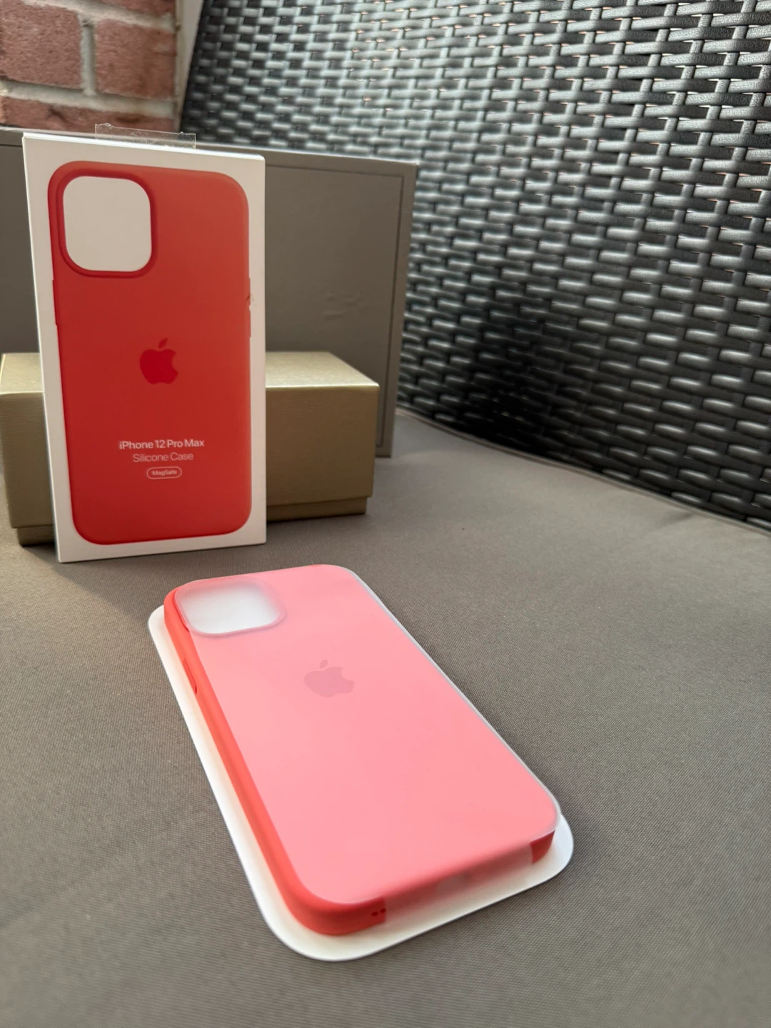 Apple iPhone 12 Pro Max Silicone Case - Pink Citrus - photo 4
