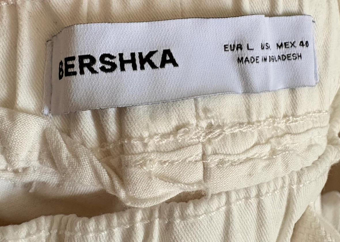 Bershka Off-White Cargo Joggers 🏈 - photo 3