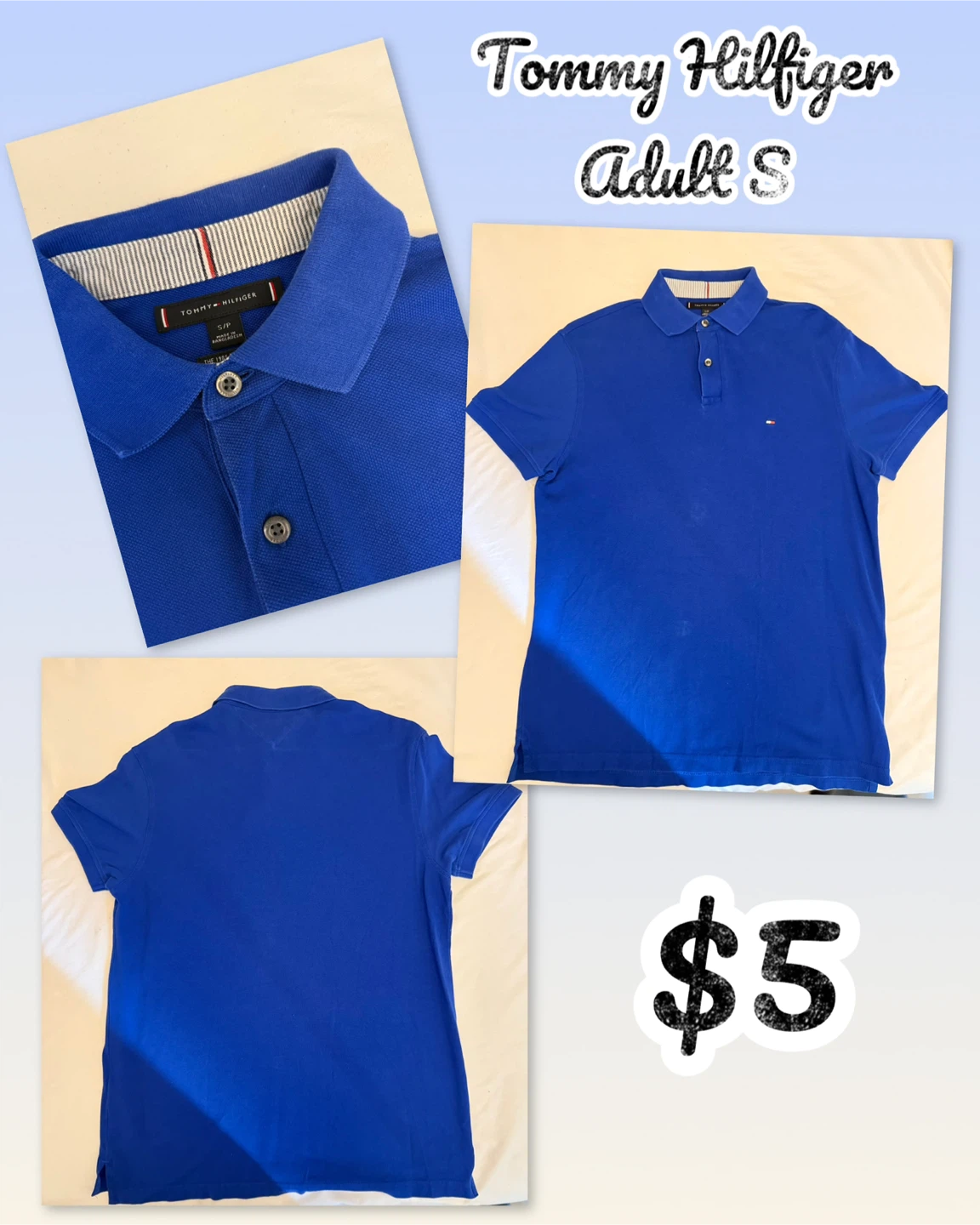 Tommy Hilfiger Blue Polo Shirt