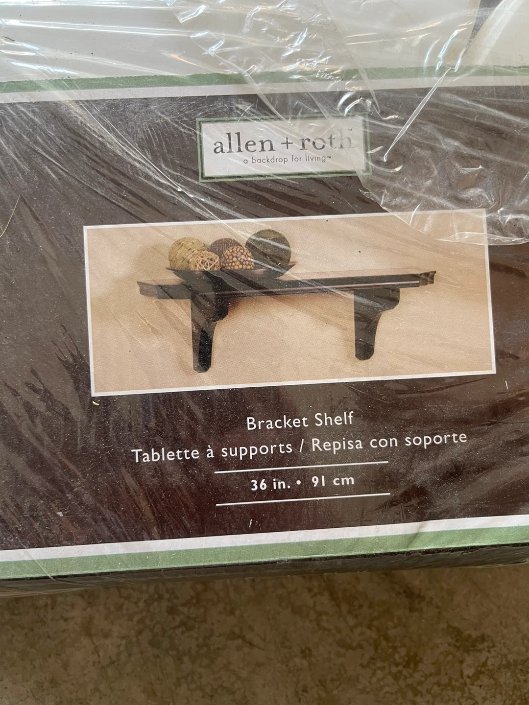 3 Allen + Roth Wellington Bracket Shelves 🏈