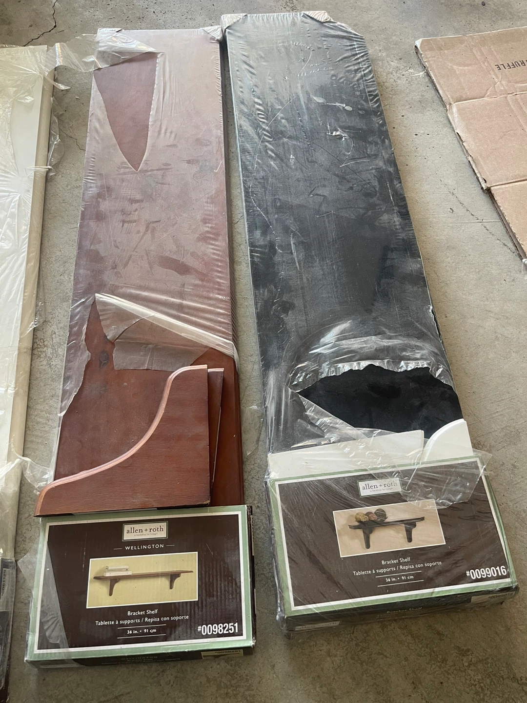 3 Allen + Roth Wellington Bracket Shelves 🏈 - photo 5