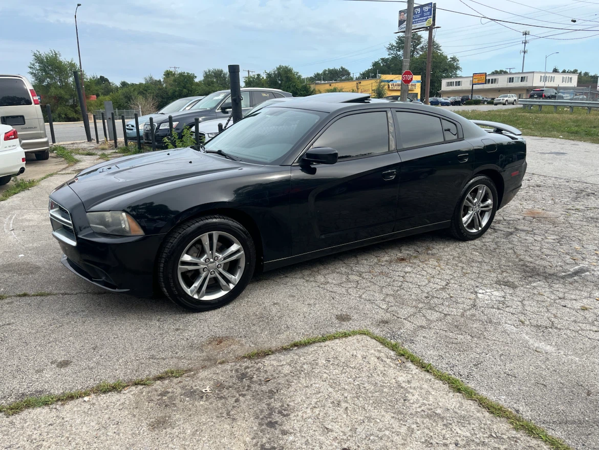 Black Dodge Charger Sedan