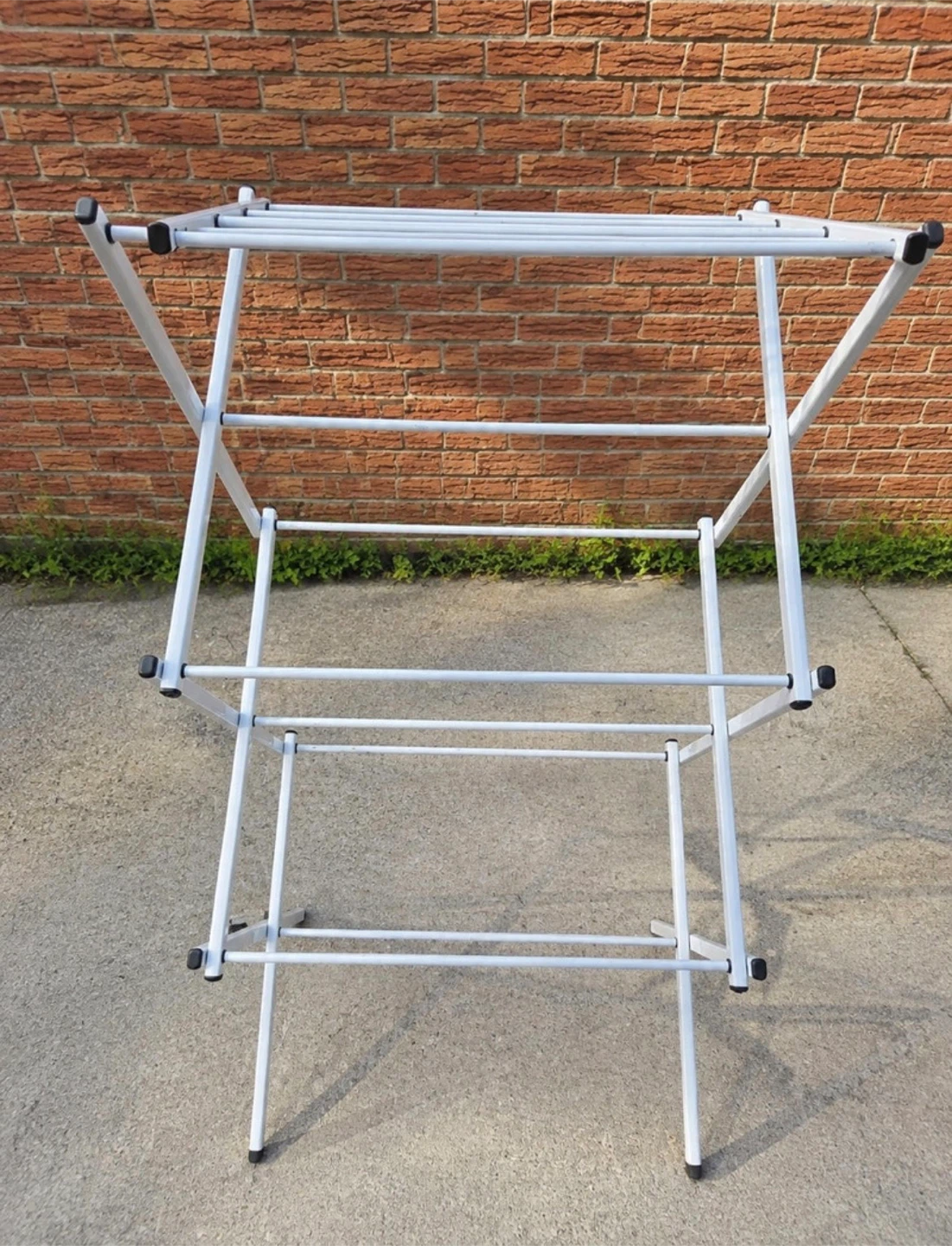 🏈White Upright Metal Drying Rack