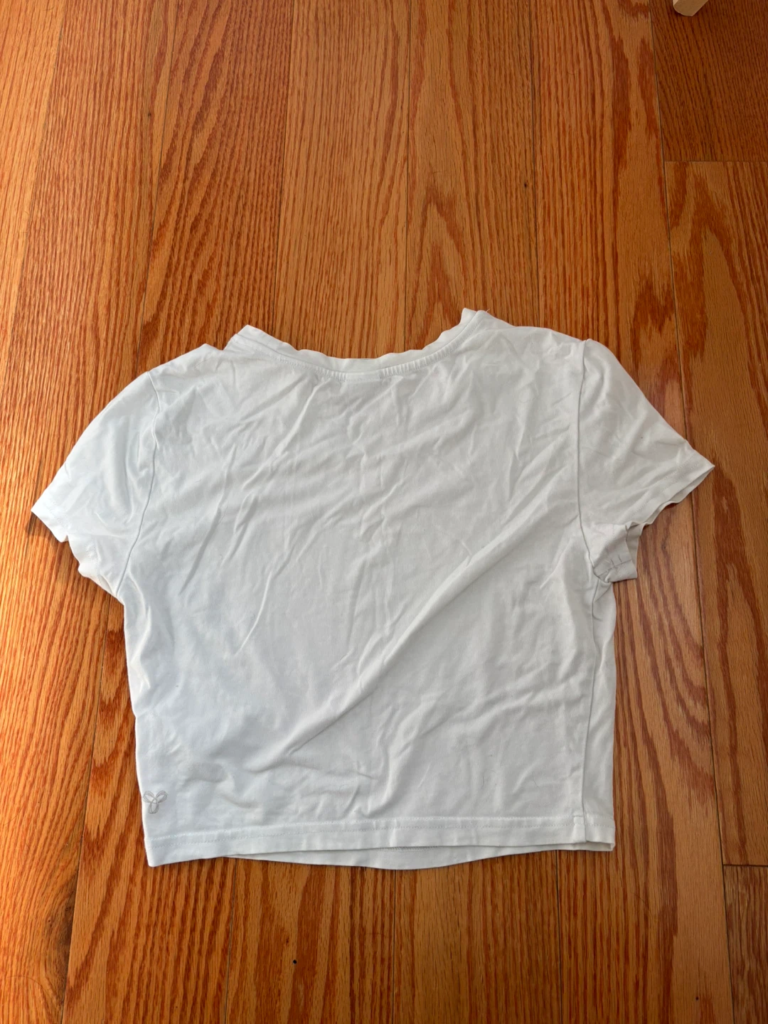 Aritzia Tna Ortiz White Cropped T-Shirt Small - photo 2