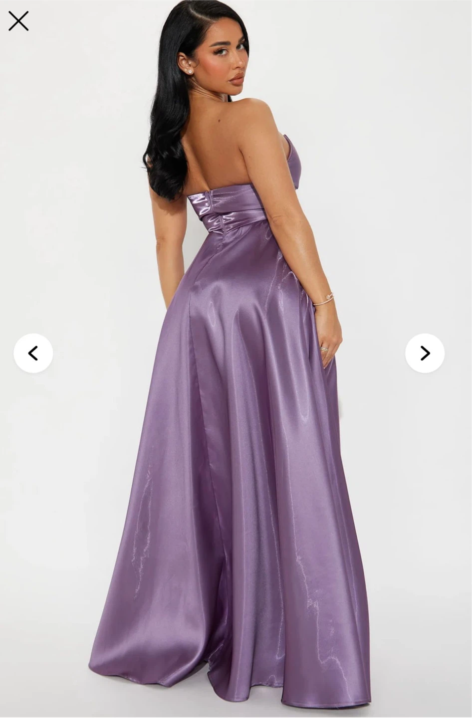 Fashion Nova Satin Maxi Dress Brand New - photo 2