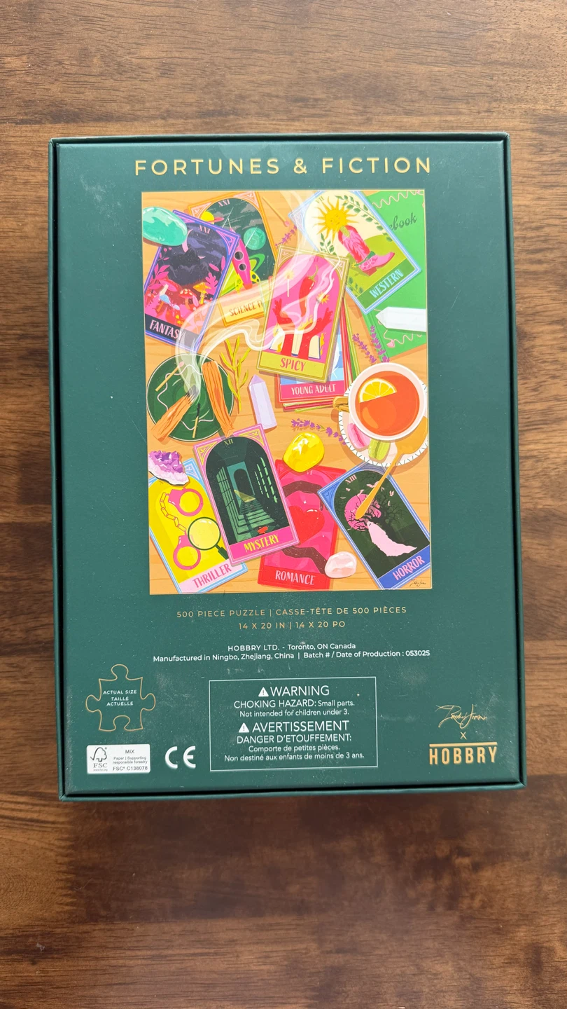 Fortunes and Fiction 500 piece puzzle - photo 3