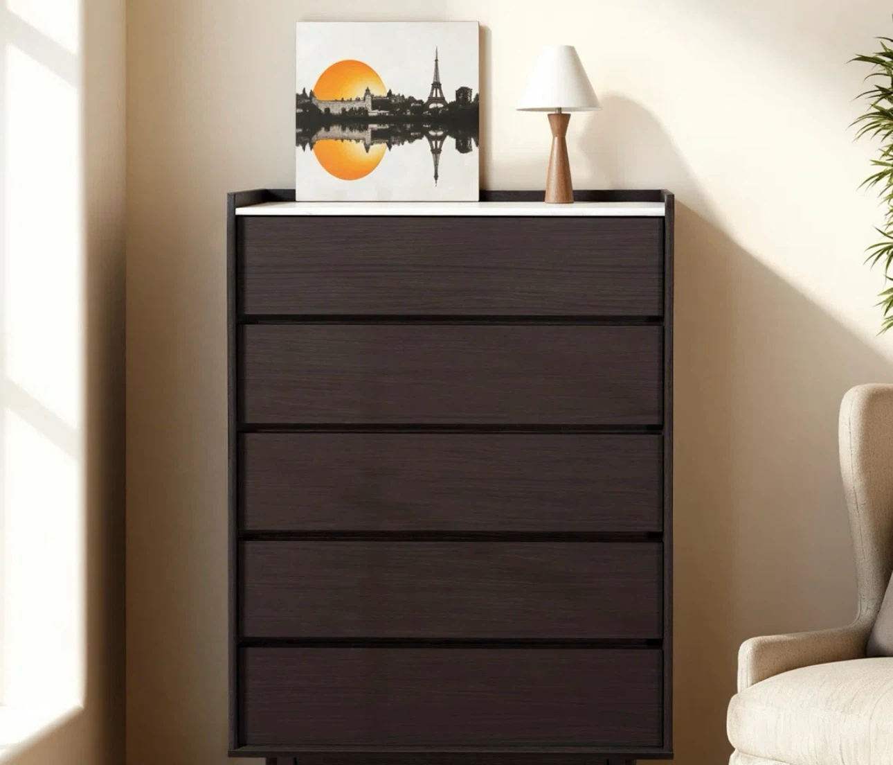Brown dresser