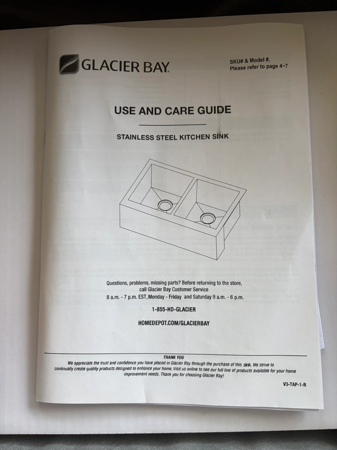 Glacier Bay Single-Handle Kitchen Faucet & Sink Kit - photo 2