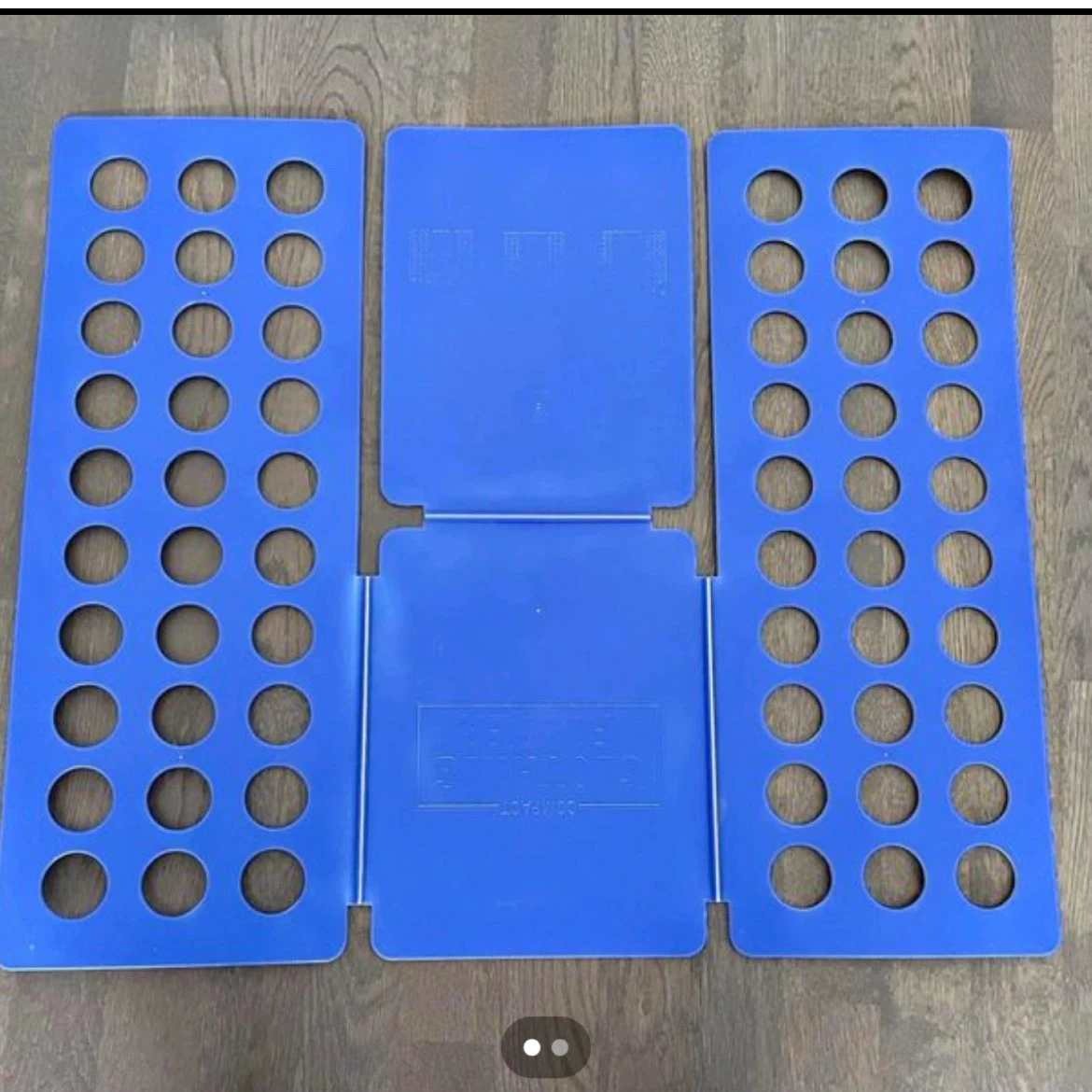 🏈Blue Plastic Clothing Folder BNIB