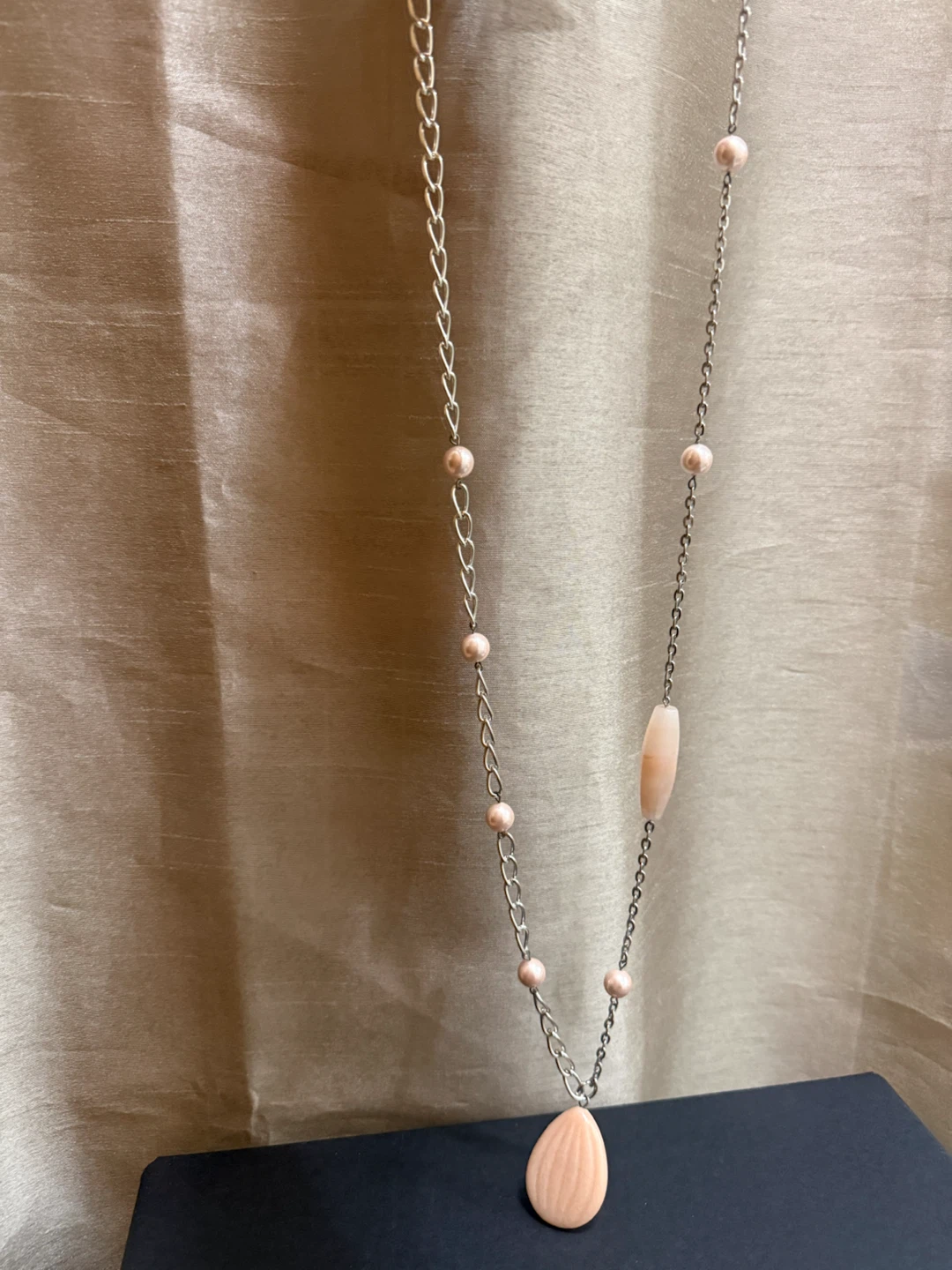 🏈Pink Beaded Pendant Necklace - photo 4