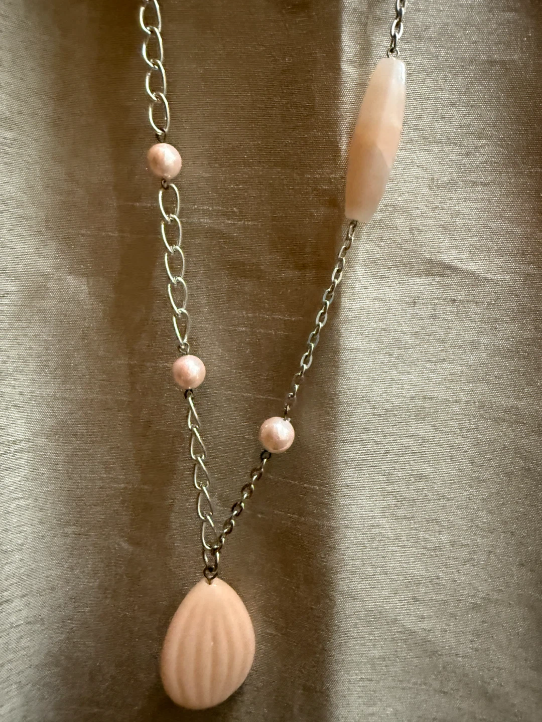 🏈Pink Beaded Pendant Necklace - photo 5