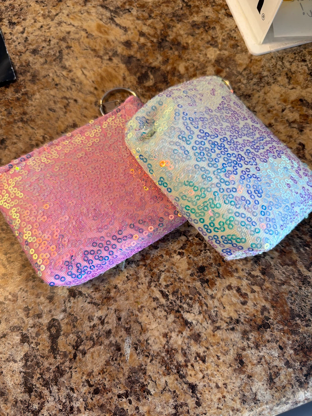 Two Sequin Pouches