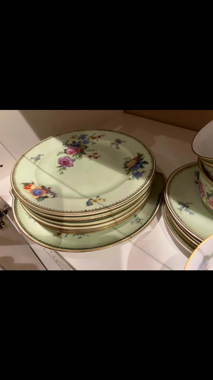 LUNCH &TEA SET  Epiag Czechoslovakian Floral Tea Set - photo 3