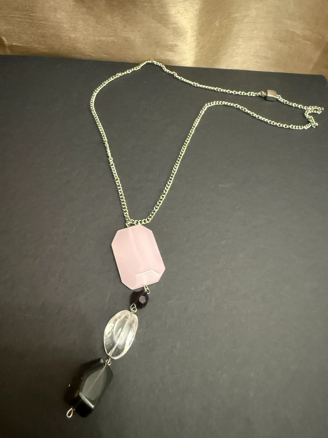 🏈Multi-Stone Pendant Necklace - photo 2