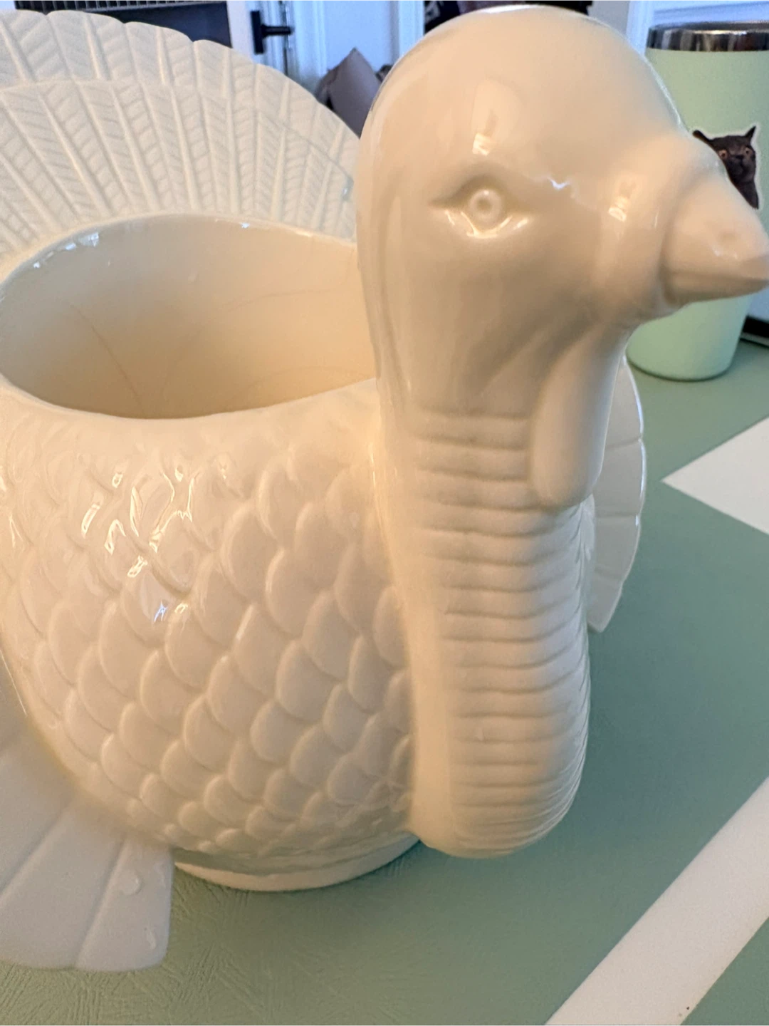 Ceramic Turkey Serving Bowl - photo 2
