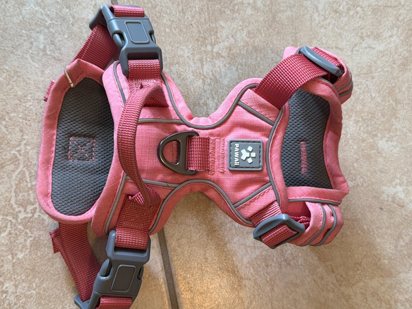🏈 Pawsaii Pink Dog Harness XS