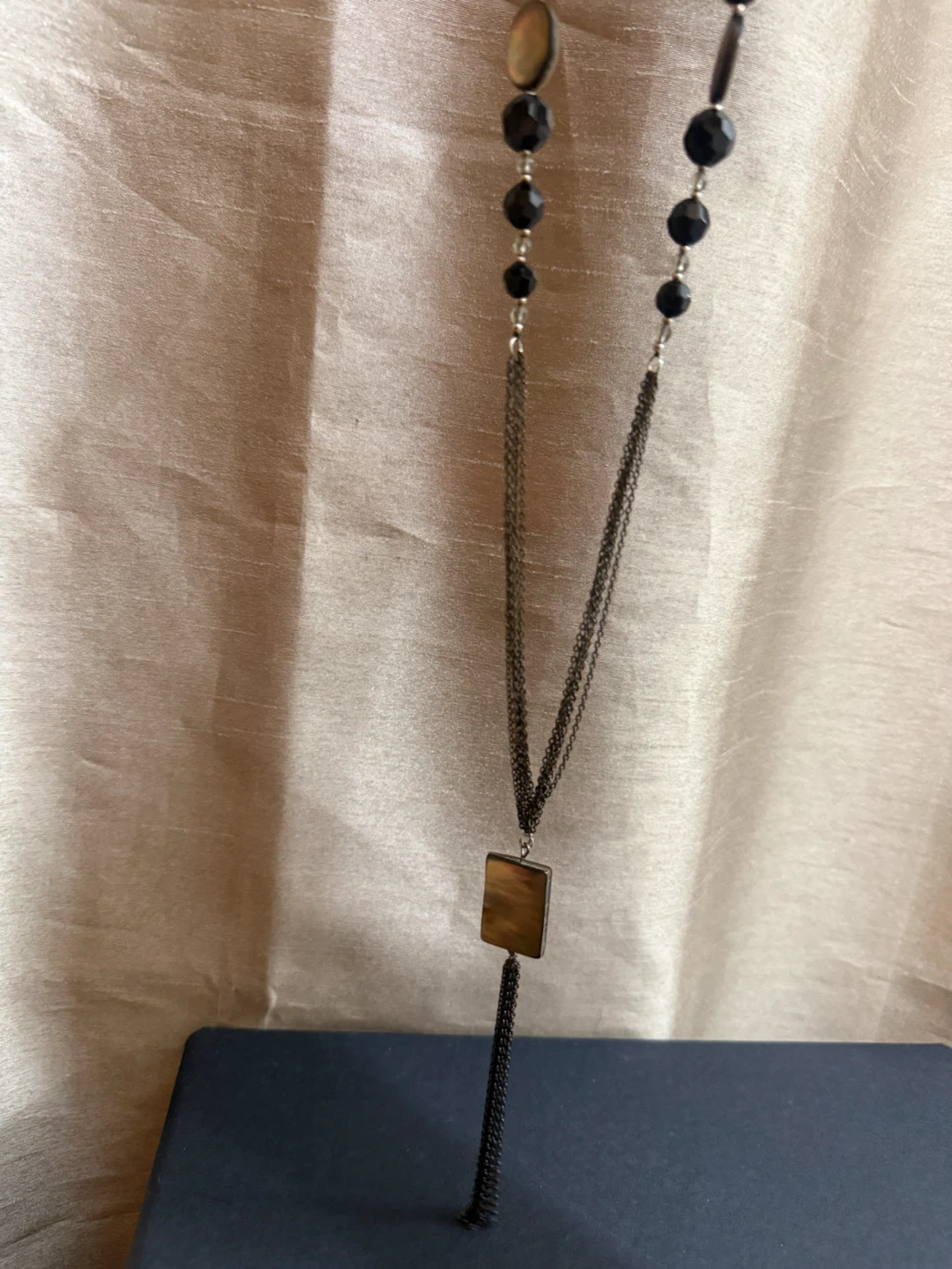 🏈Long multi-strand beaded necklace