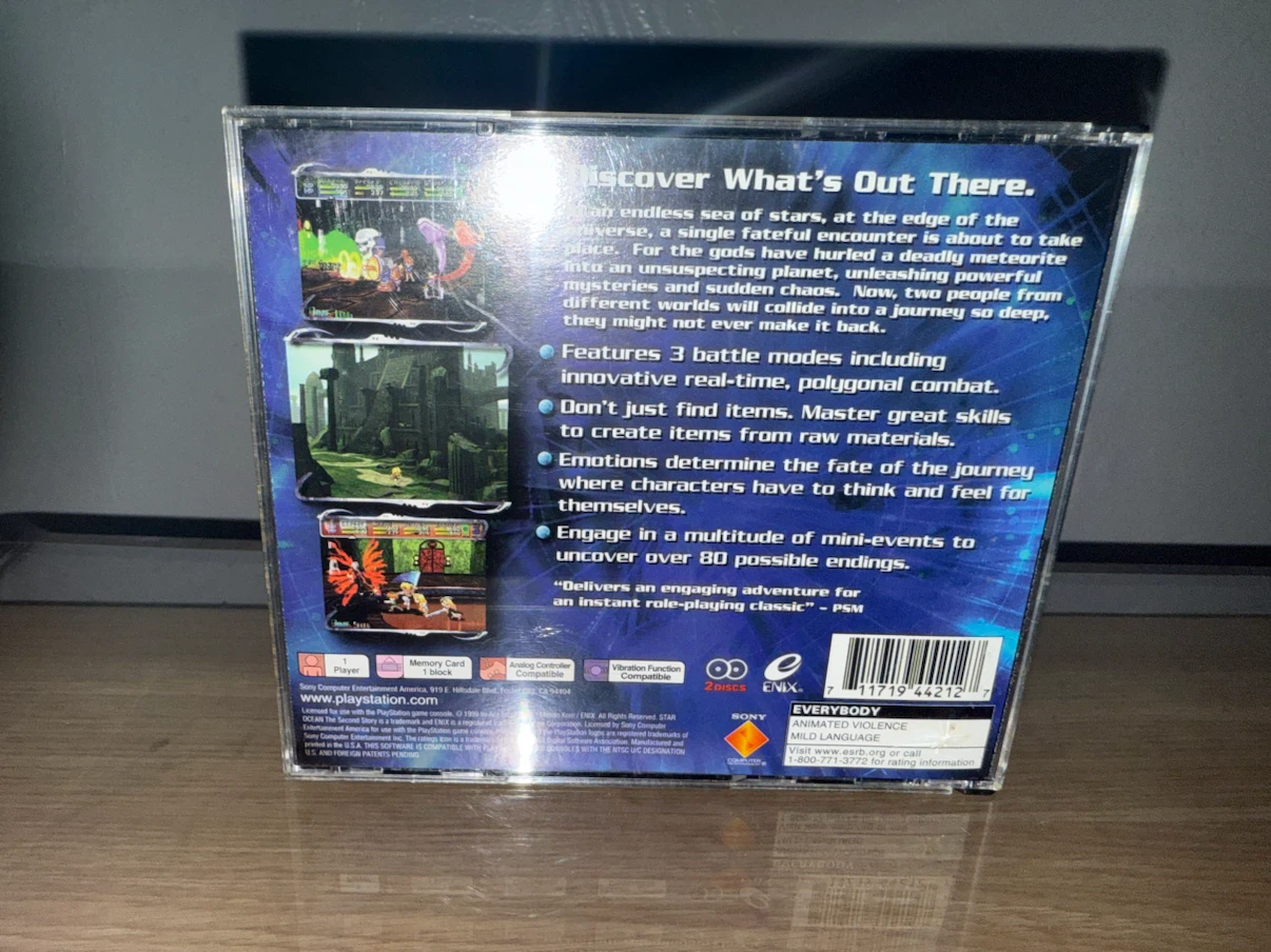 Star Ocean The Second Story PlayStation Game - photo 2