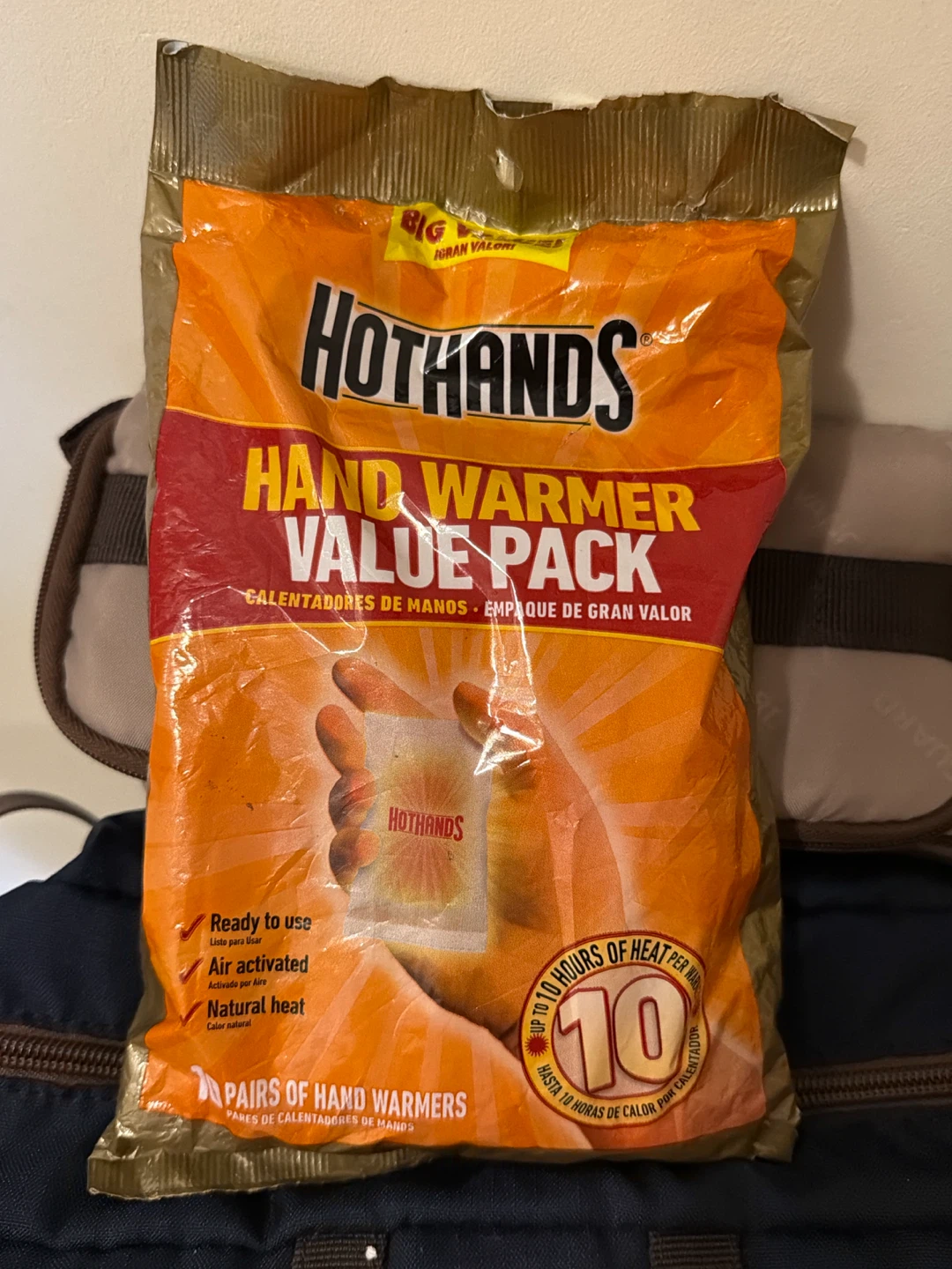 🏈 New HotHands Hand Warmer Value Pack 10 Pairs