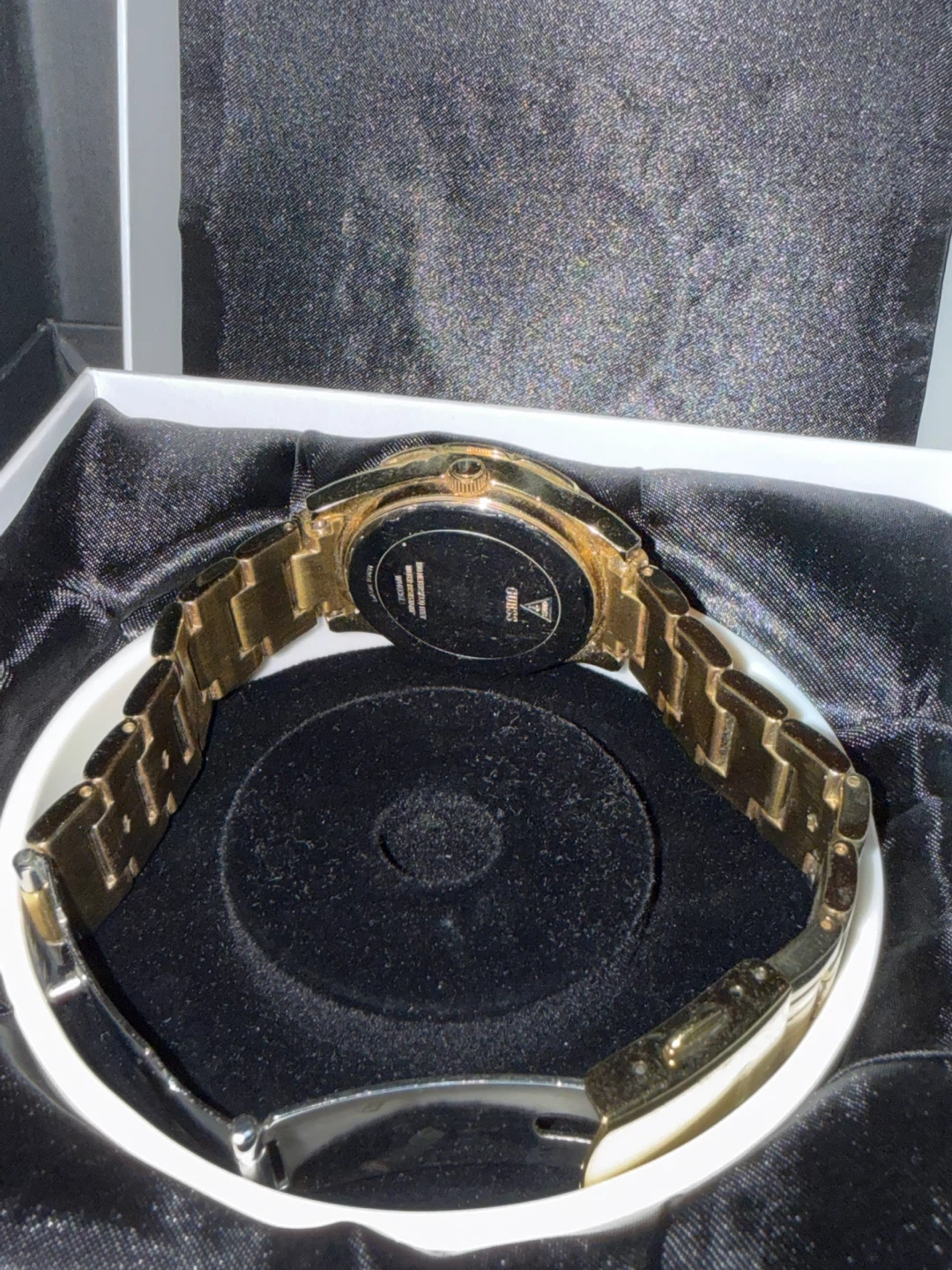 Guess gold-tone crystal watch - photo 4