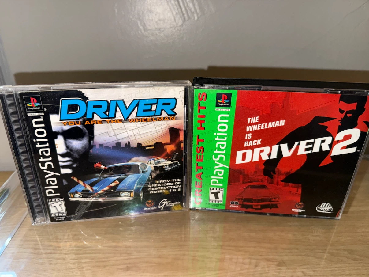 Driver and Driver 2 for PlayStation