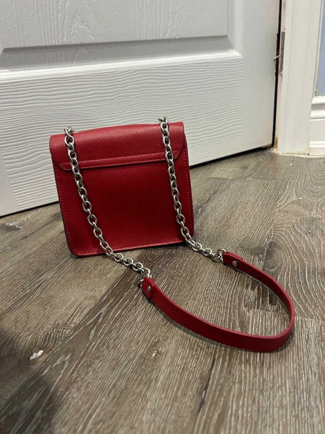 Zara Basic Red Crossbody Bag - photo 2