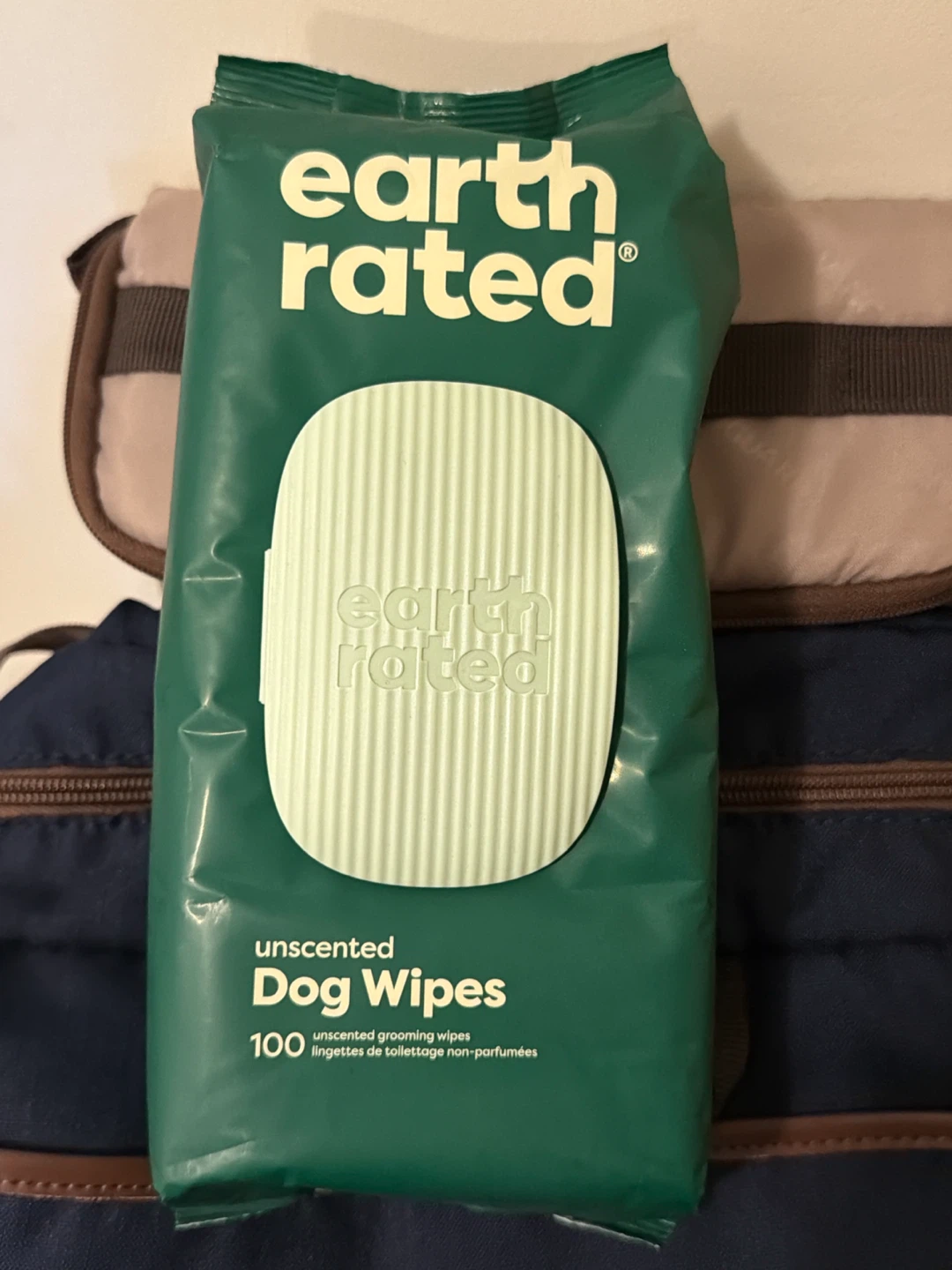 🏈 Earth Rated Unscented Dog Wipes 100 Count