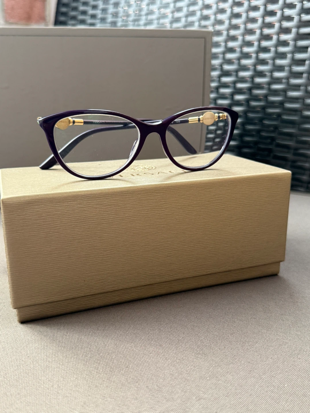 Versace Eyeglasses Purple/Gold - photo 3