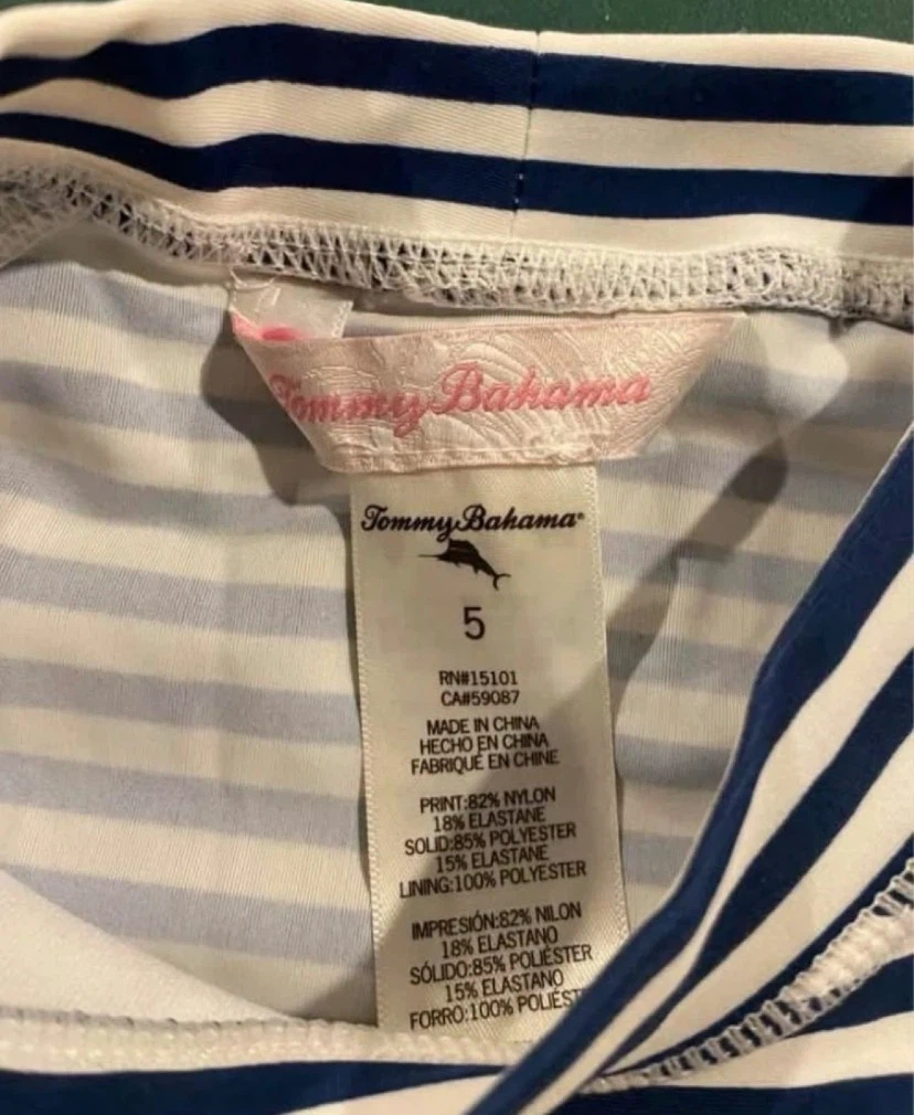 🏈 EUC Tommy Bahama Girls Swim Shirt Size 5 - photo 4