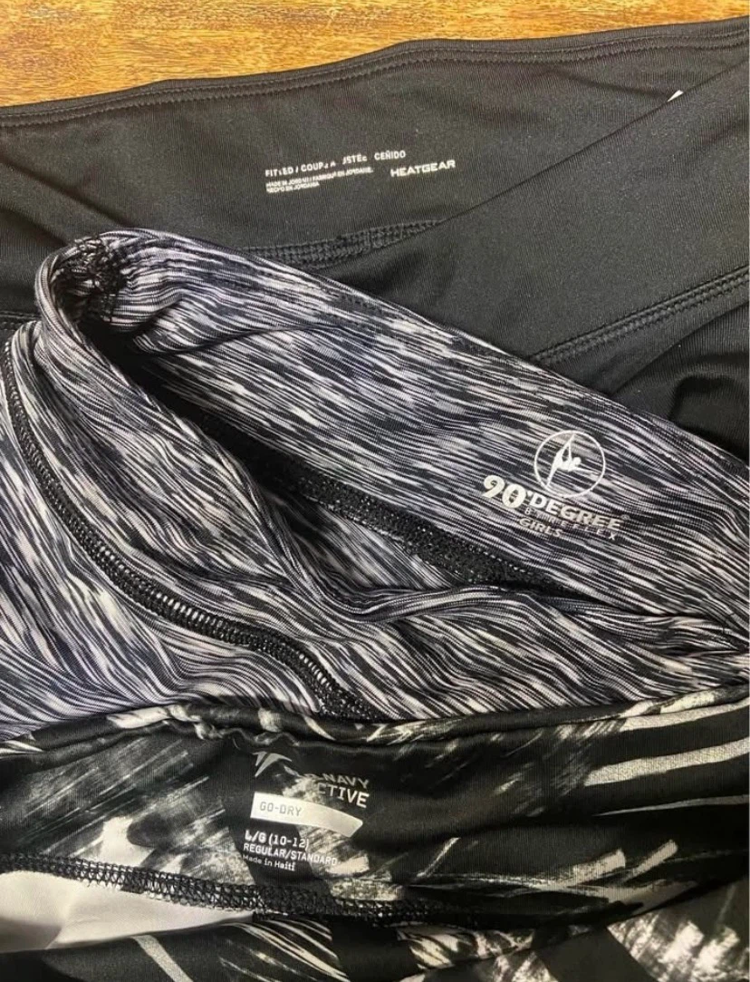 🏈 EUC Bundle of 3 pairs of girls athletic leggings - photo 5