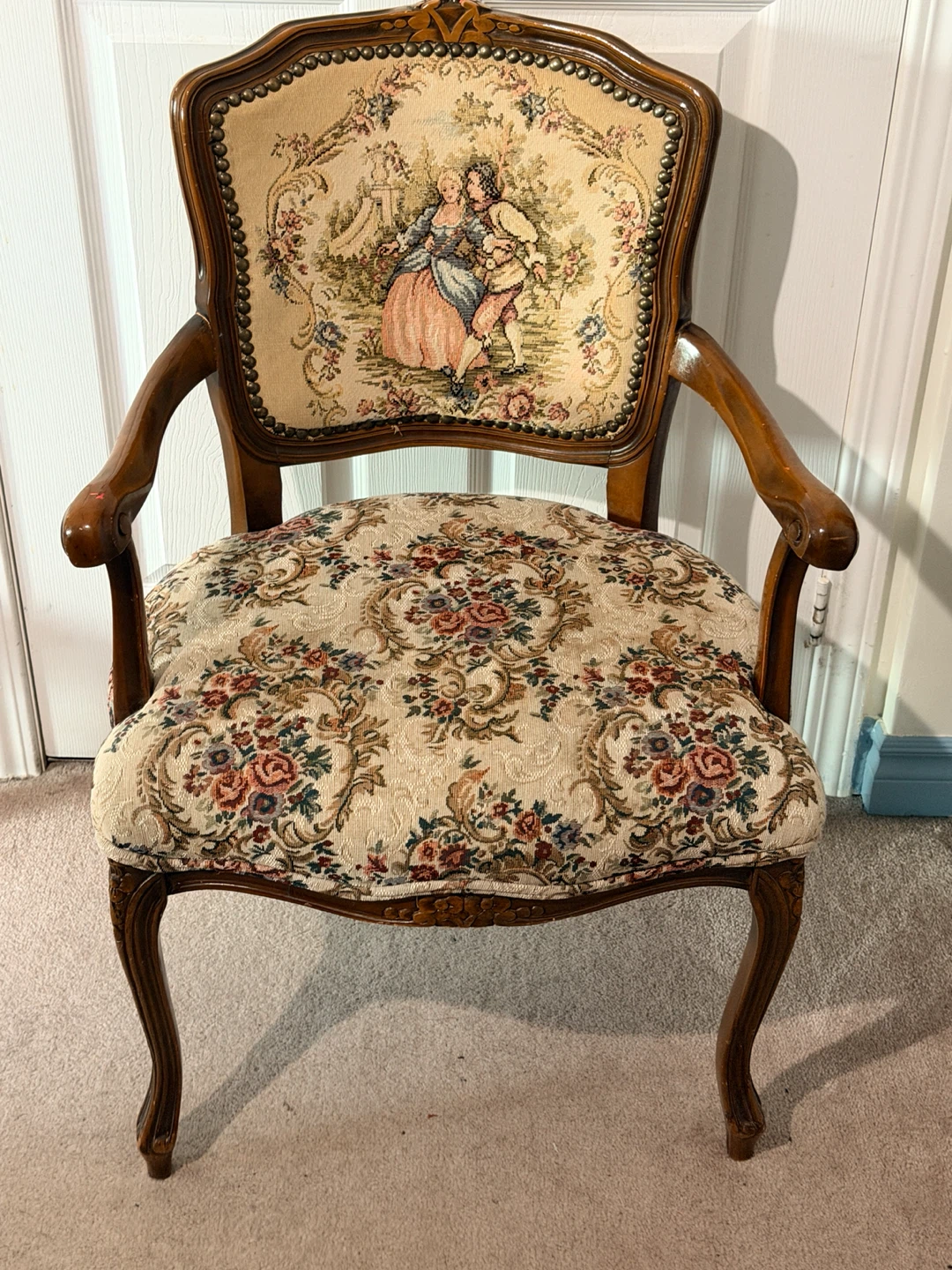 Vintage French Style Accent Chair (set of 2)